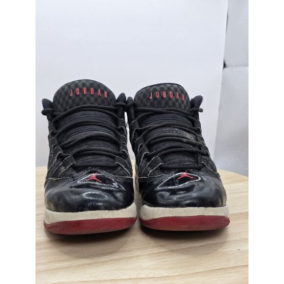 Nike Jordan Max Aura PS Black Gym Red Size 13.5C AQ9216-006 Kids Shoes - Picture 2 of 8